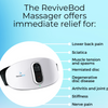 ReviveBod Back Massage Belt, Featuring TENS, Red Light Therapy & Infrared Heat